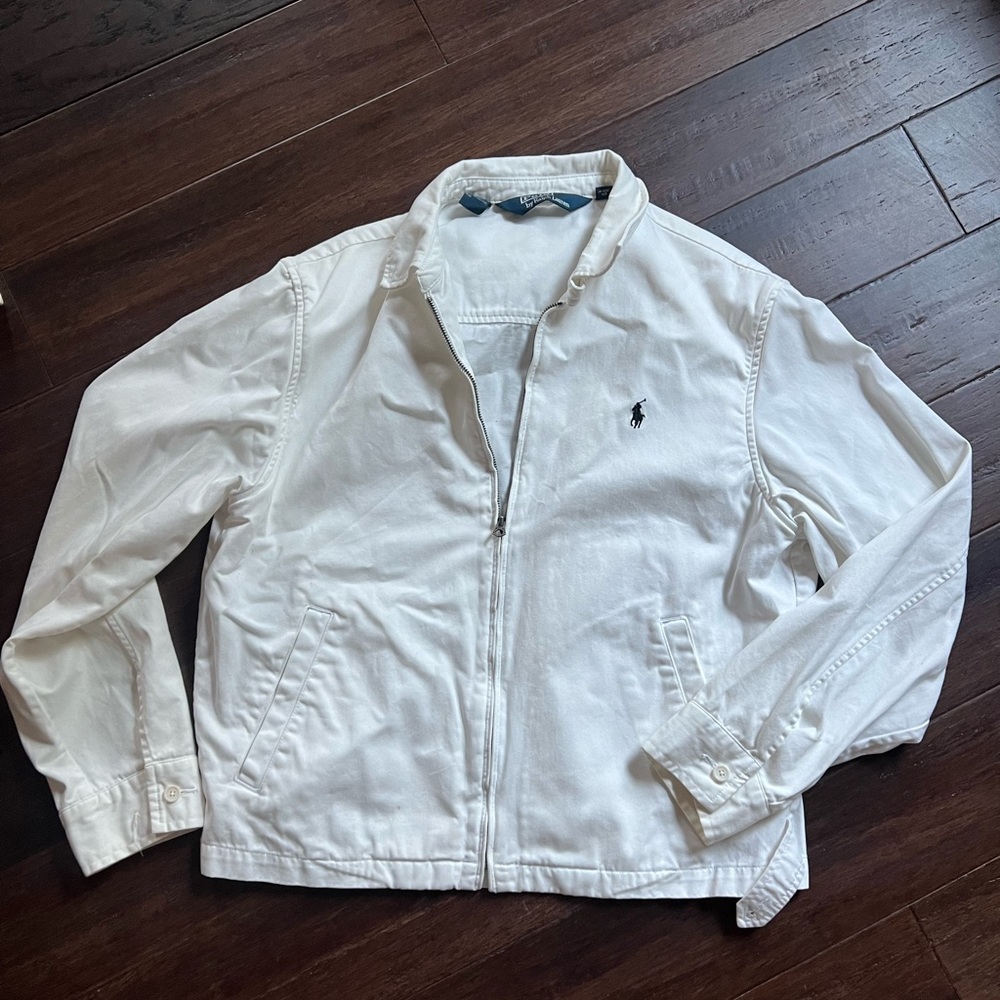 Polo by Ralph Lauren Men's White Lightweight Jacket